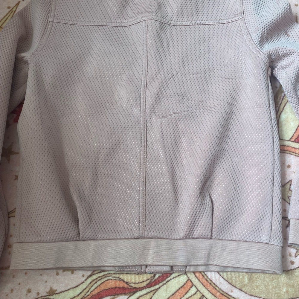Beige Pink Texture Jacket - Picture 4 of 6